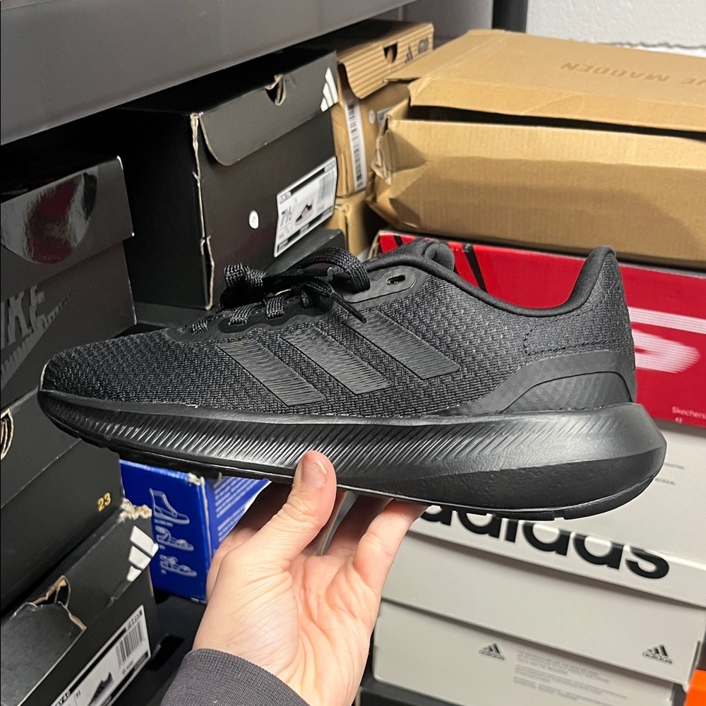 Adidas Triple Black Athletic Sneakers